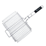 GL-010 BBQ meat grill with stainless steel in black handle