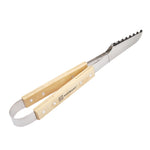 BT-006 Stainless steel tong with wooden handle