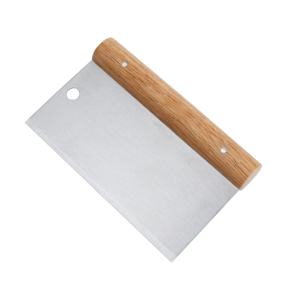 BT-097 Pizza dough cutter with wooden handle