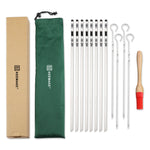 BT-029 BBQ skewer set with silicone brush