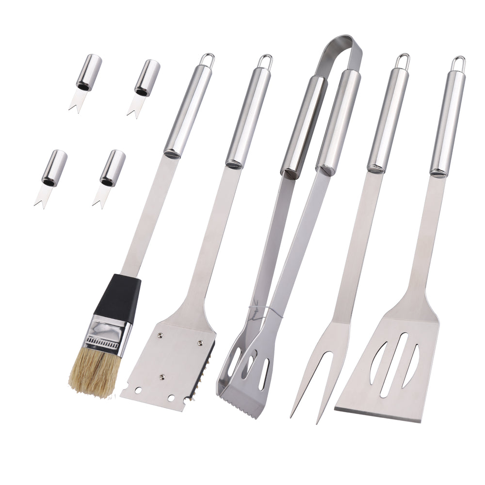 BT-099 10pcs BBQ tools set with nylong bag