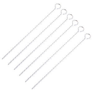 BT-082 6pcs round skewers set with chrome plating 300mm