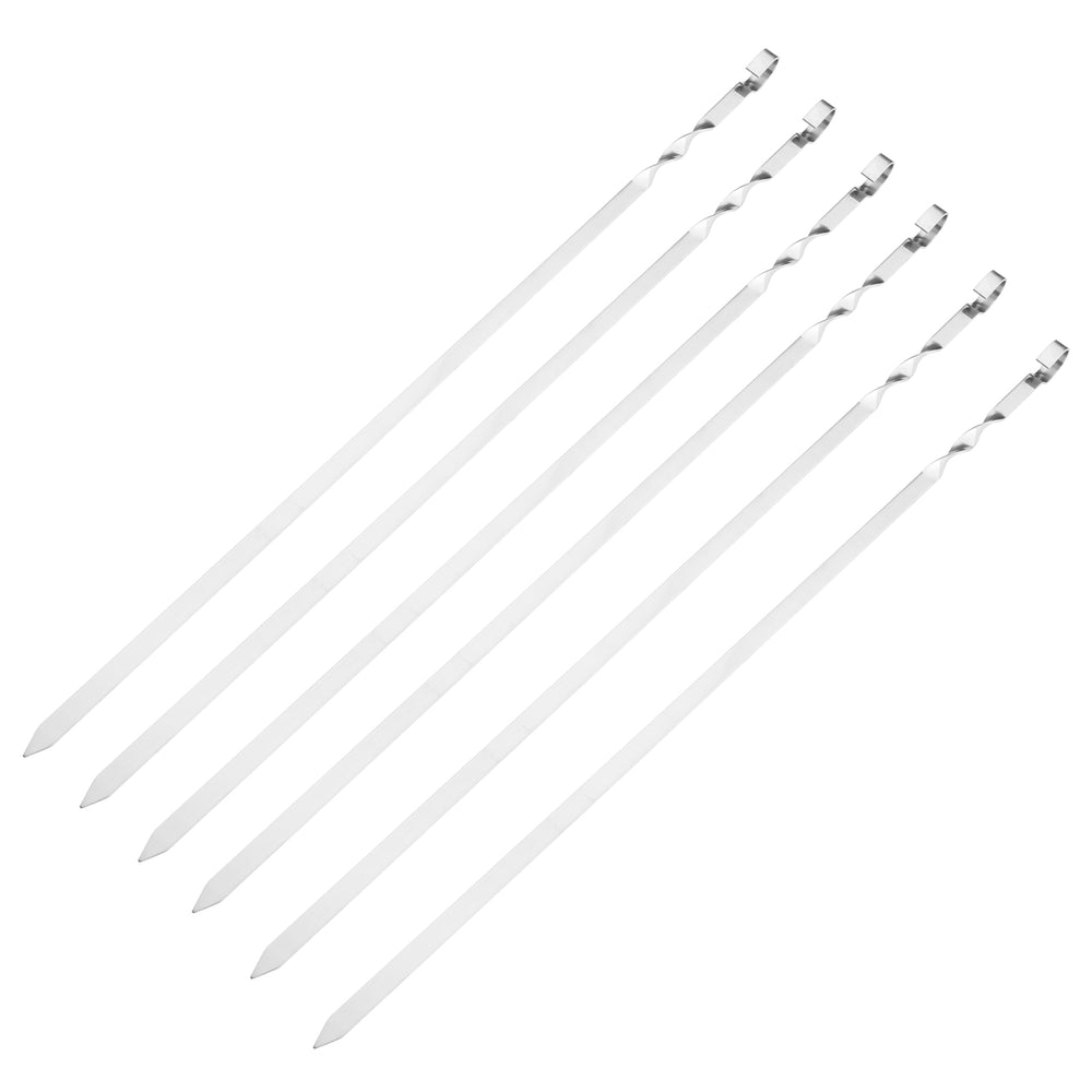 BT-085 6pcs flat skewers set with stainless steel 600mm