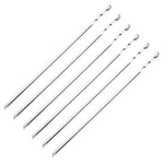 BT-087 6pcs sulcate skewers set with chrome plating 600mm